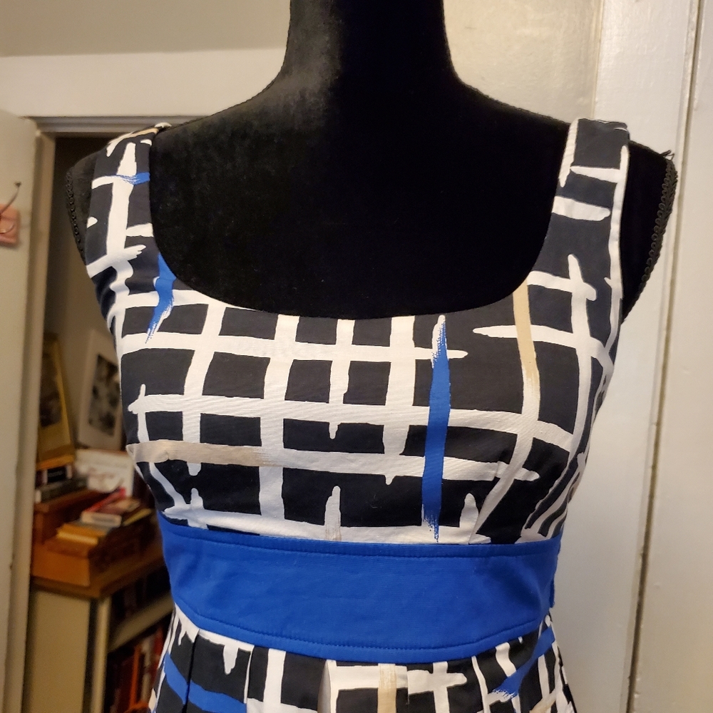 I. N. San Francisco Print Full Skirt Sundress 3